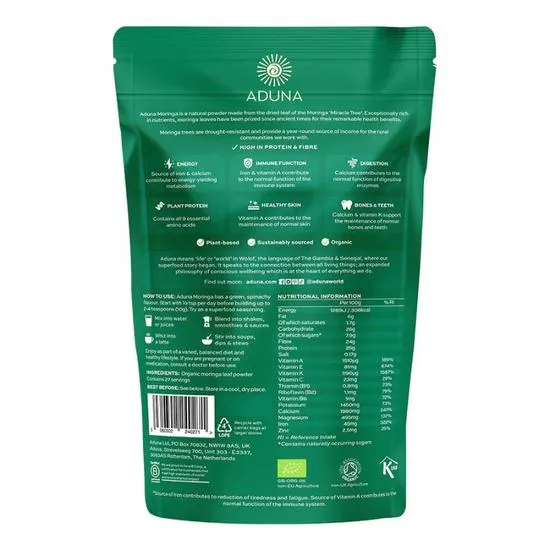 Aduna Moringa Superleaf Powder 100g
