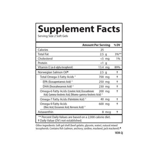 Carlson Labs Norwegian Salmon Oil Complete Softgels+60 120 Softgels