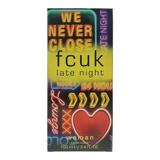 Fcuk Late Night Woman Eau De Toilette 100ml