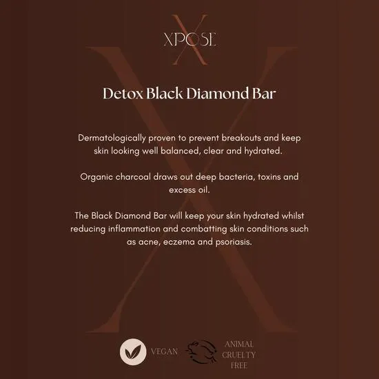 XPOSE Detox Black Diamond Bar 100g