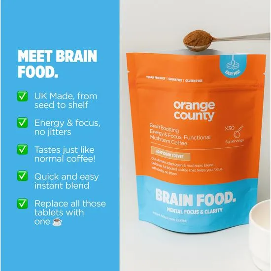 Orange County Wellbeing Brain Food Focus Coffee Starter Kit 200g