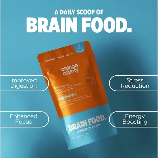 Orange County Wellbeing Brain Food Focus Coffee Starter Kit 200g