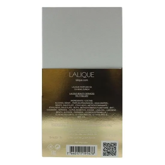 Lalique Les Compositions Parfumees Sweet Amber Eau De Parfum 100ml