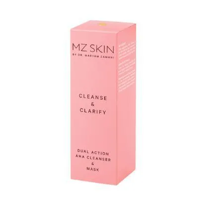 MZ Skin Cleanse & Clarify Dual Action AHA Cleanser & Mask 100ml