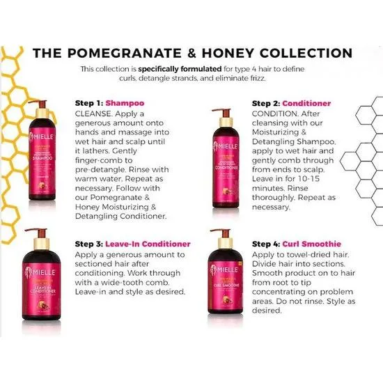 Mielle Organics Pomegranate & Honey Shampoo 340g