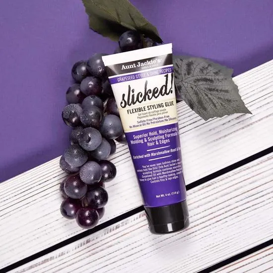 Aunt Jackie's Grapeseed Slicked Flexible Styling Glue 4oz