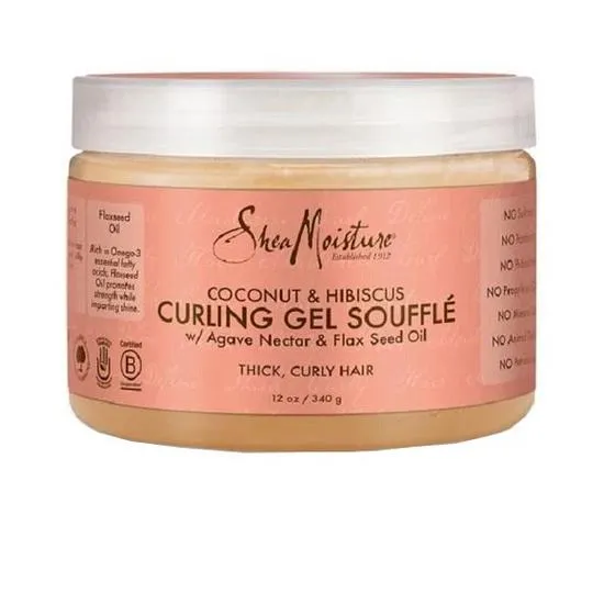 Shea Moisture Coconut & Hibiscus Curling Gel Souffle 12oz