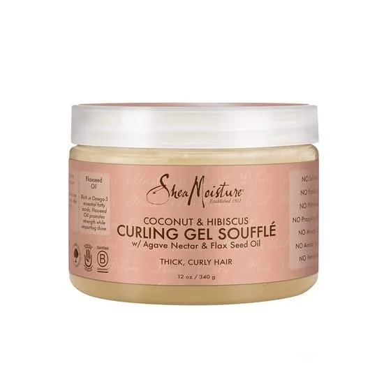 Shea Moisture Coconut & Hibiscus Curling Gel Souffle 12oz