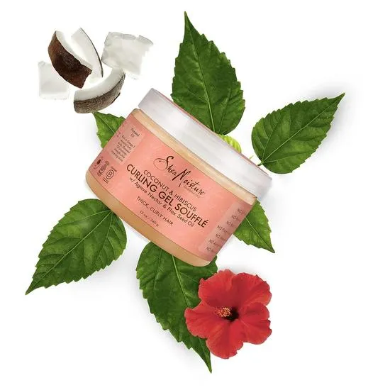 Shea Moisture Coconut & Hibiscus Curling Gel Souffle 12oz