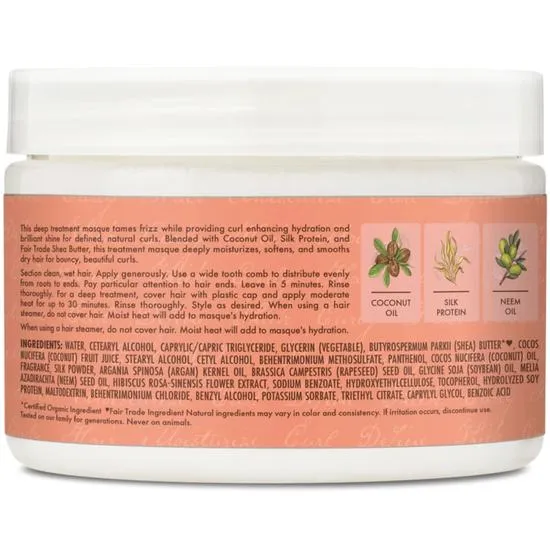 Shea Moisture Coconut & Hibiscus Curl & Shine Hair Masque 57g