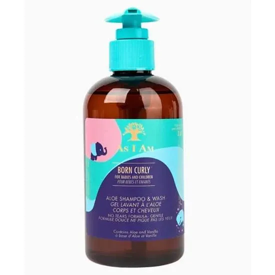As I Am Born Curly Aloe Shampoo & Wash 237ml