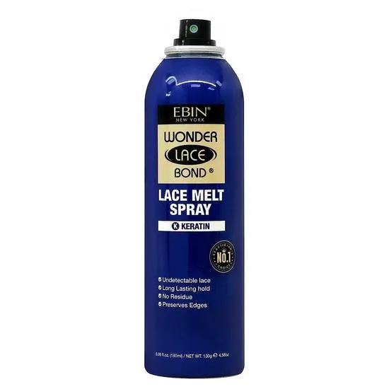 Ebin New York Wonder Lace Bond Lace Melt Spray Keratin Biotin 80ml