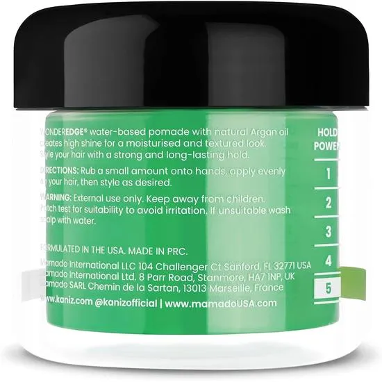 Kaniz Wonder Edge Acacia Scent Strong Hold Water Based Pomade 120ml