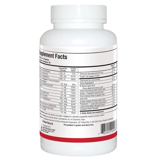 Biotics Research VasculoSirt Capsules 150 Capsules