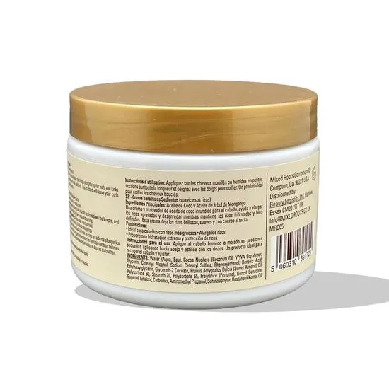 Mixed Roots Thirsty Curls Curling Custard Coconut Oil & Mongongo Oil 355ml