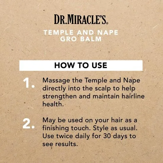 Dr. Miracle's Temple & Nape Gro Balm Regular 113 g