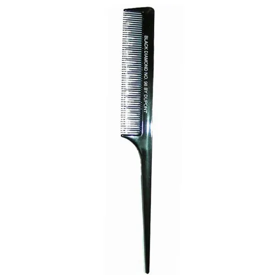 Black Diamond Tail Comb No 98 Black