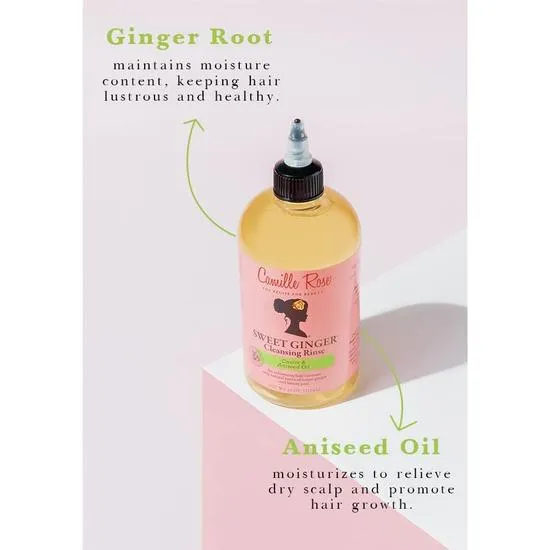 Camille Rose Sweet Ginger Cleansing Rinse W Castor & Aniseed Oil 355ml