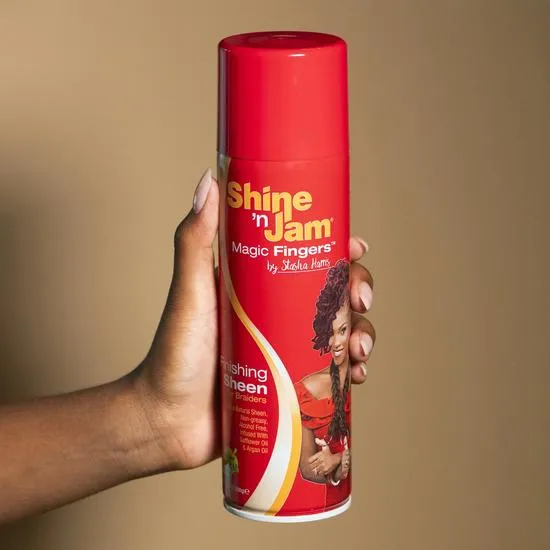 Ampro Shine N Jam Magic Fingers Finishing Sheen Spray 326 g