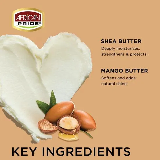 African Pride Shea Miracle Moisture Intense Curl Activator Moisturiser Milk 355ml