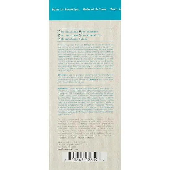 Carols Daughter Sacred Tiare Anti Breakage Smoothing Serum 60ml