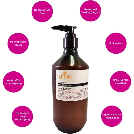 Angel En Provence Rose Elastic Curl Conditioner 400ml