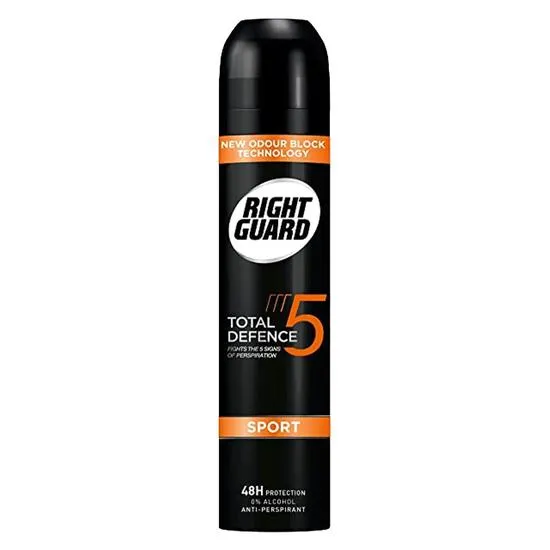 Schwarzkopf Right Guard Total Defence 5 Sport 48h Protection Antiperspirant 250ml