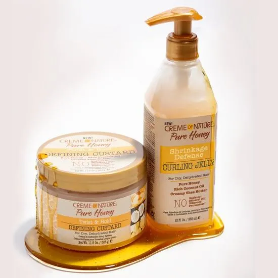 Creme Of Nature Pure Honey Shrinkage Defence Curl Jelly 355ml