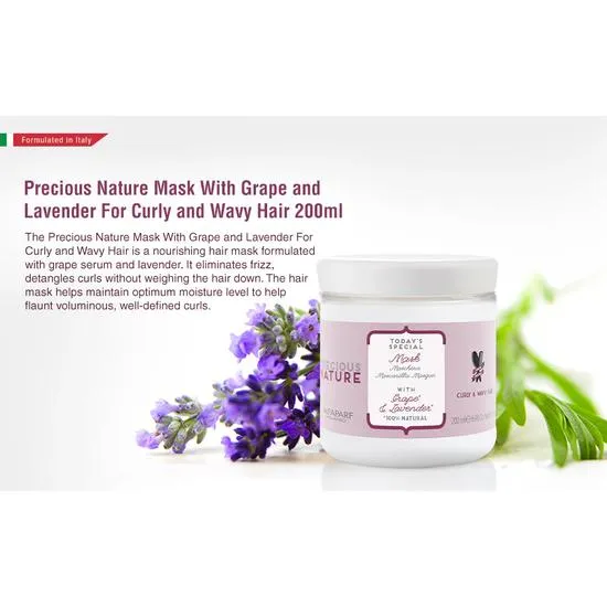 Alfaparf Precious Nature Mask With Grape & Lavender 200ml