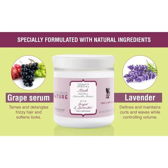 Alfaparf Precious Nature Mask With Grape & Lavender 200ml