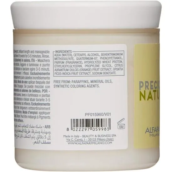 Alfaparf Precious Nature Mask With Prickly Pear & Orange 200ml