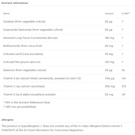 Biotics Research Pneuma-Zyme Tablets 100 Tablets