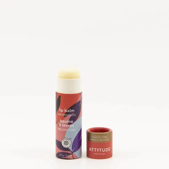 Attitude Plastic-Free Watermelon Lip Balm Enriched With Olive Oil 8.5 g