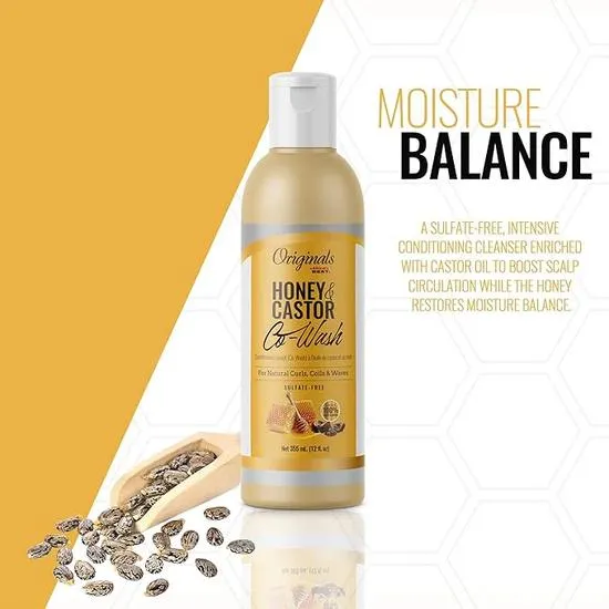 Africa's Best Originals Honey & Castor Co-Wash 355ml