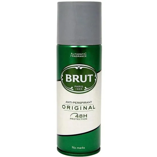 Brut Original Mens Anti-Perspirant 48h Deodorant With Distinctive Fragrance 200ml