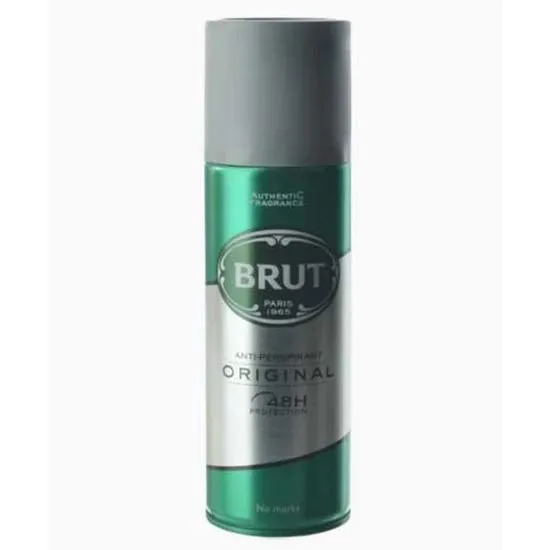 Brut Original Mens Anti-Perspirant 48h Deodorant With Distinctive Fragrance 200ml