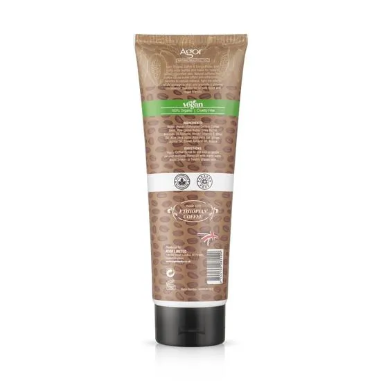 Agor Organic Coffee & Cocoa Body Scrub 300ml