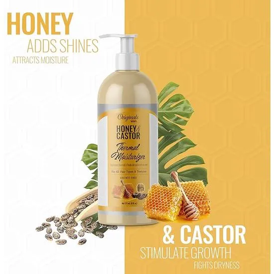 Africa's Best ORIGINALS HONEY & CASTOR THERMAL MOISTURISER 177ml