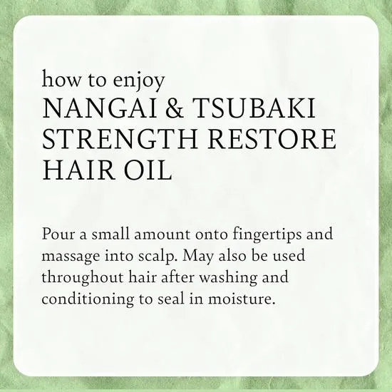 Camille Rose Nangai & Tsubaki Strength Restore Hair Oil 118.2ml