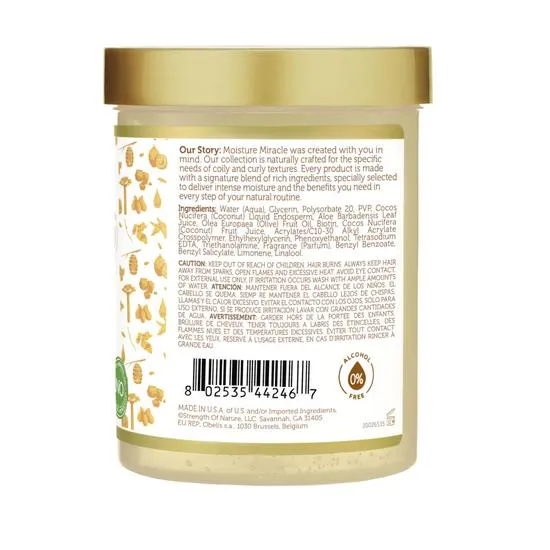 African Pride Moisture Miracle Aloe & Coconut Water Curl Defining Gel 510g