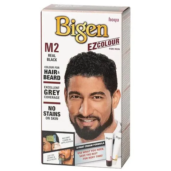 Bigen Men EZ Colour For Beard & Hair M1 Jet Black