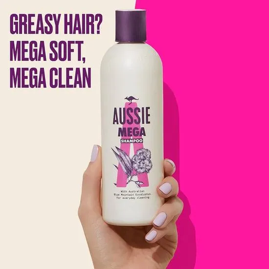 Aussie Mega Shampoo Blue Mountain Eucalyptus 90ml
