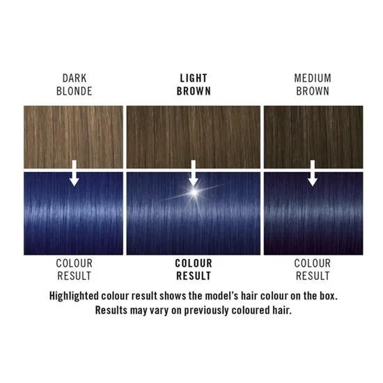 Schwarzkopf Live Intense Colour Permanent Hair Dye, U67 Blue Mercury