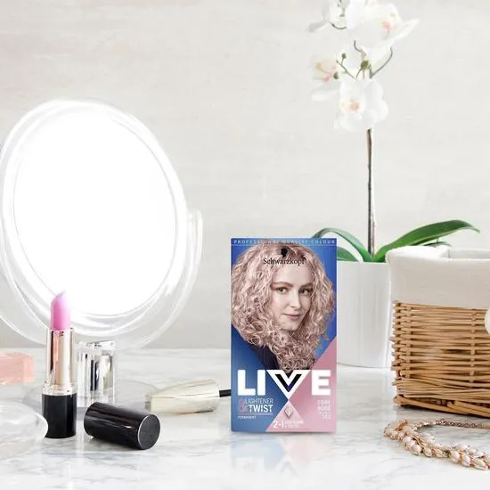 Schwarzkopf Live Cool Rose 101 Permanent 2 In 1 Lightner + Twist Hair Dye