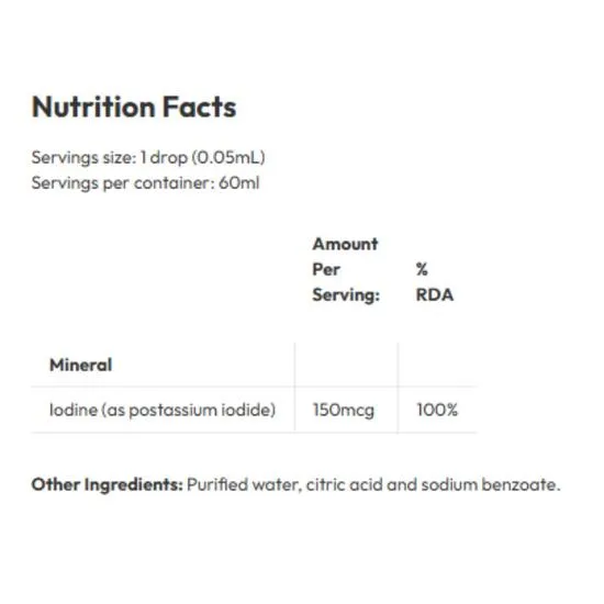 Biotics Research Liquid Iodine Forte 60ml