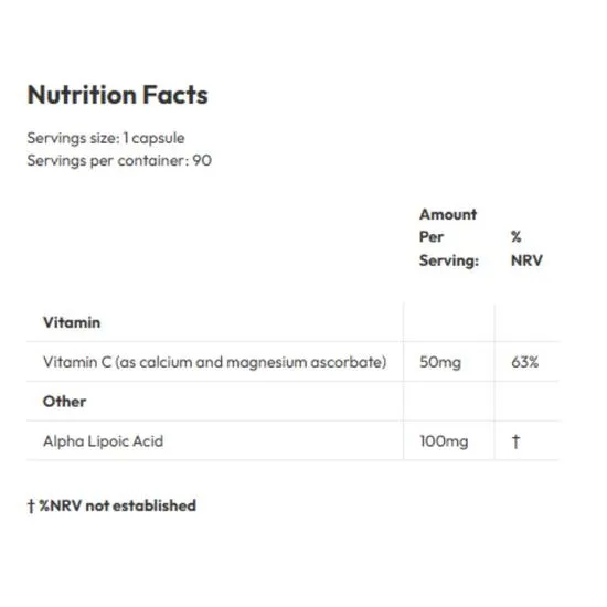 Biotics Research Lipoic Acid Plus Capsules 90 Capsules