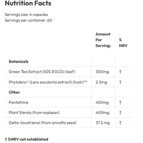 Biotics Research Lipid-Sirt Capsules 240 Capsules