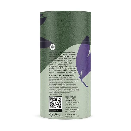 Attitude Leaves Bar Herbal Musk Deodorant Long Lasting Protection 85 g