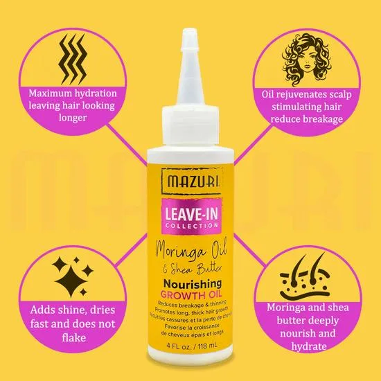 Mazuri Leave-In Collection Nourishing Growth Oil 118ml