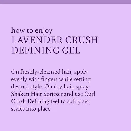Camille Rose Lavender Crush Defining Gel 12 oz